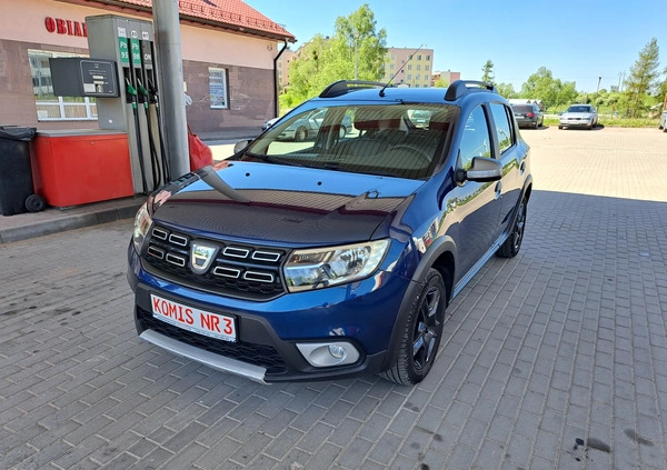 Dacia Sandero Stepway cena 38900 przebieg: 53000, rok produkcji 2017 z Ostrów Wielkopolski małe 529